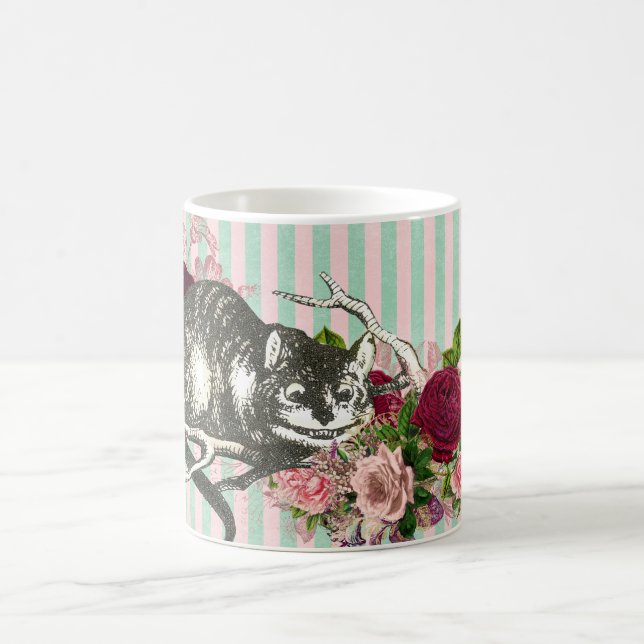 Finare Cheshire Cat Collage Kaffemugg (Center)