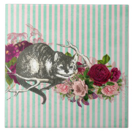 Finare Cheshire Cat Collage Kakelplatta