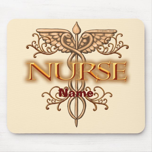 Finare Copper Caduceus Nurse Musmatta (Framsidan)