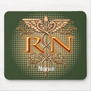 Finare Copper Caduceus RN Nurse Musmatta
