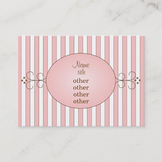 Finare Cupkaka Visitkort (Framsida)