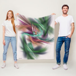 Finare Dancer Abstrakt Fleecefilt