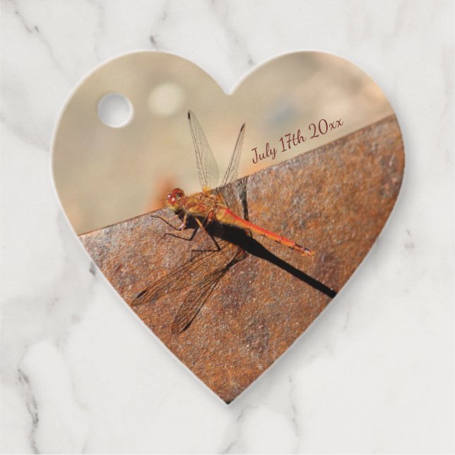 Finare Dragonfly Bröllop Gåvor Etiketter (Framsida)