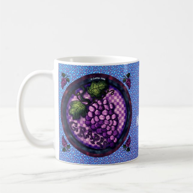 Finare-druvor Kaffemugg (Vänster)