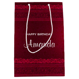 Finare & Elegant Red Background Snyggt Birday