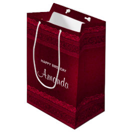 Finare & Elegant Red Background Snyggt Birday