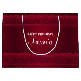 Finare & Elegant Red Background Snyggt Birday