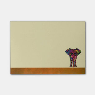 Finare Elephant Design Bold Ljusa färger Post-it Block