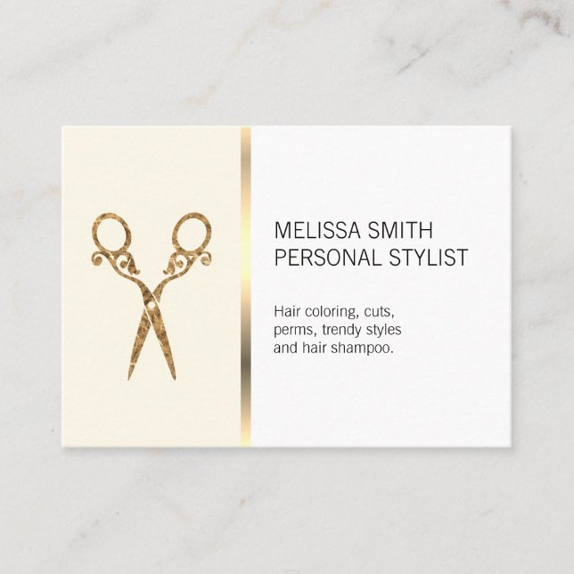 Finare Elite Hairstylist Visitkort (Framsida)