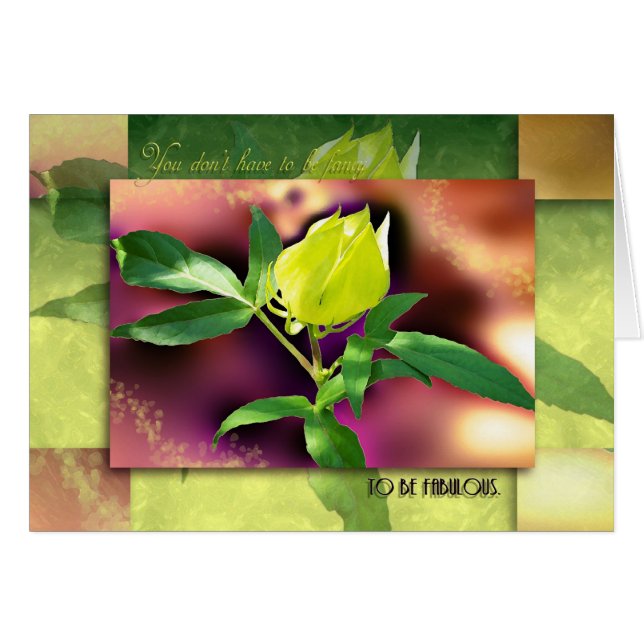 Finare eller sagolikt? hälsningskort (Framsidan Horizontal)