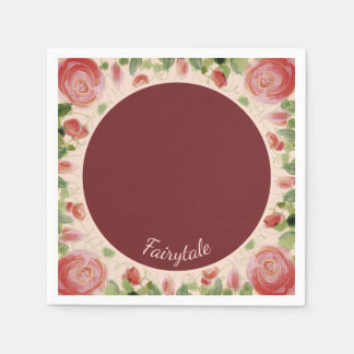 Finare Fairy Tale Flowved Pappersservett