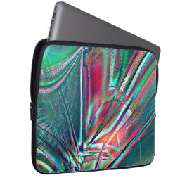 Finare färg rött till grönt blekt och digitalt skr laptop fodral