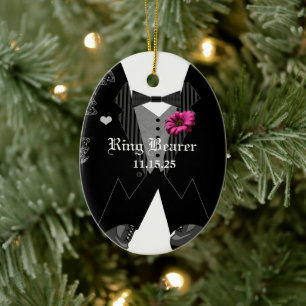 Finare Feet Ring Bearer Bröllop jul Ornament