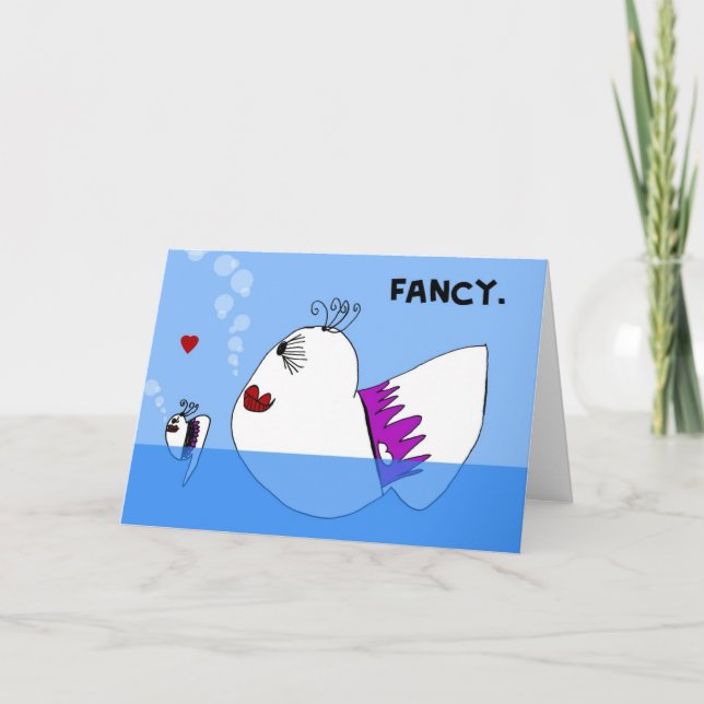 Finare Fish Notecard Kort (Framsida)