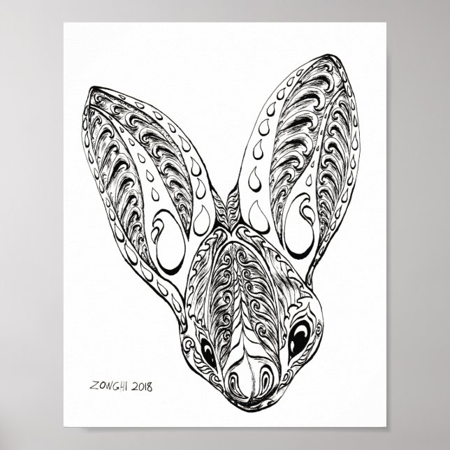 Finare Fladdermus - Laviafronerna Porträtt Poster (Framsidan)