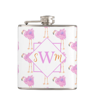 Finare Flamingo Monogrammad kolv Fickplunta