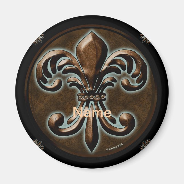 Finare Fleur De Lis magnet (Framsidan)