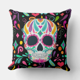 Finare Flowwwalls Sugar Skull Kudde