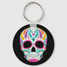 Finare Flowwwalls Sugar Skull Nyckelring