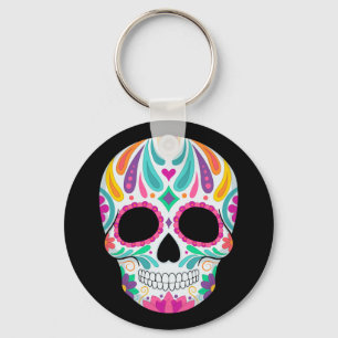 Finare Flowwwalls Sugar Skull Nyckelring