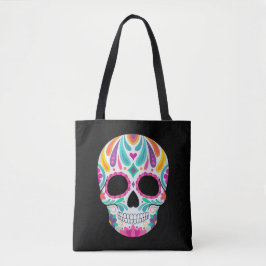 Finare Flowwwalls Sugar Skull Tygkasse