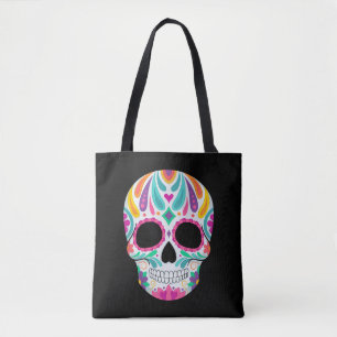 Finare Flowwwalls Sugar Skull Tygkasse