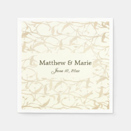 Finare Foliage Bröllop Pappersservett