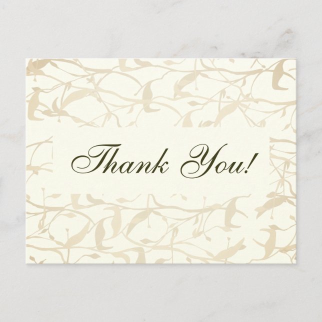 Finare Foliage Tack Vykort (Framsida)