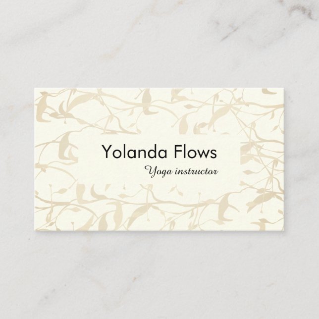 Finare Foliage Visitkort (Framsida)