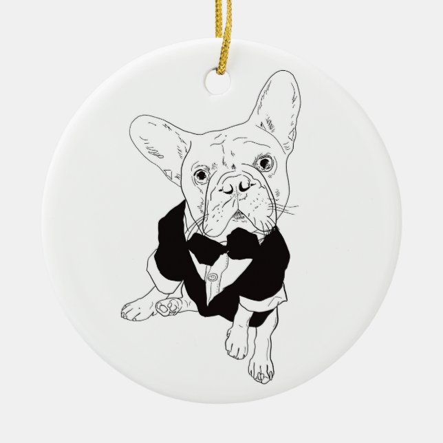 Finare Frenchie Ornament (Framsidan)