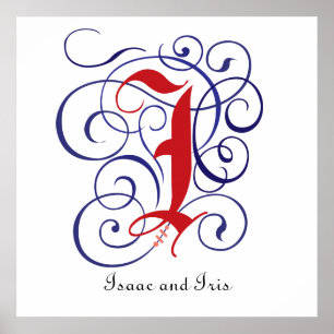 Finare Gothic Caps Brev I, 300 dpi PNG Poster