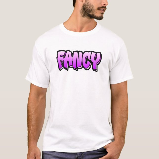 Finare Graffiti Stil som säger Finare 1 T Shirt (Framsida)