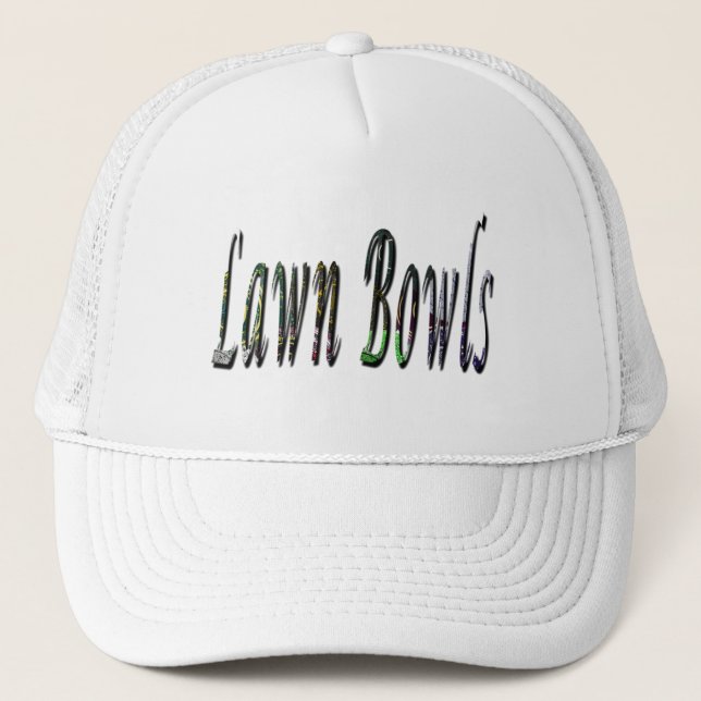 Finare Gräsmatta Bowls Logotyp Keps (Framsida)