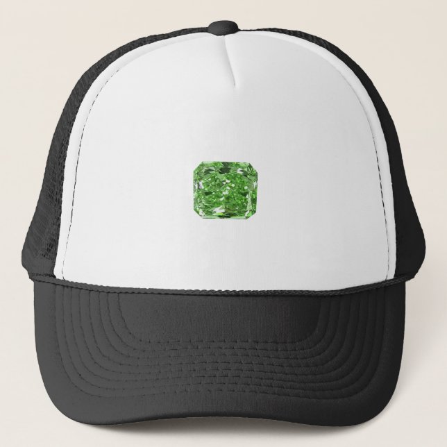 Finare Grönt Diamond Keps (Framsida)