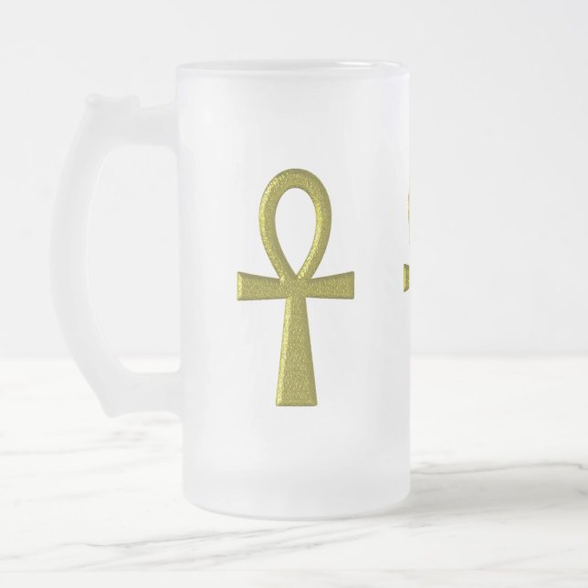Finare Guld Ankh Mugg (Vänster)