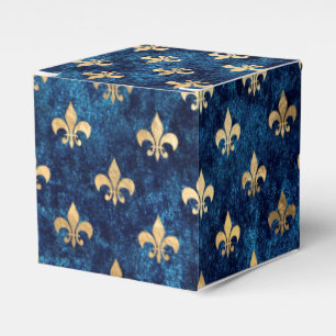 Finare Guld om flottan Fleur de Lis Presentaskar