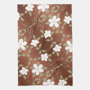 Finare handdukar med Elegant Blommigt design