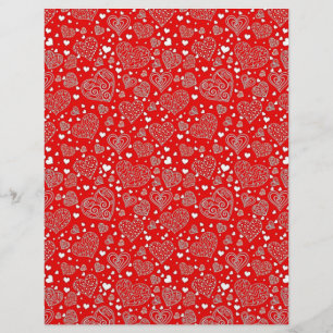 Finare hjärtan mönster origami papper