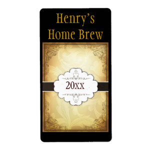 Finare Home Brew-etikett Fraktsedel
