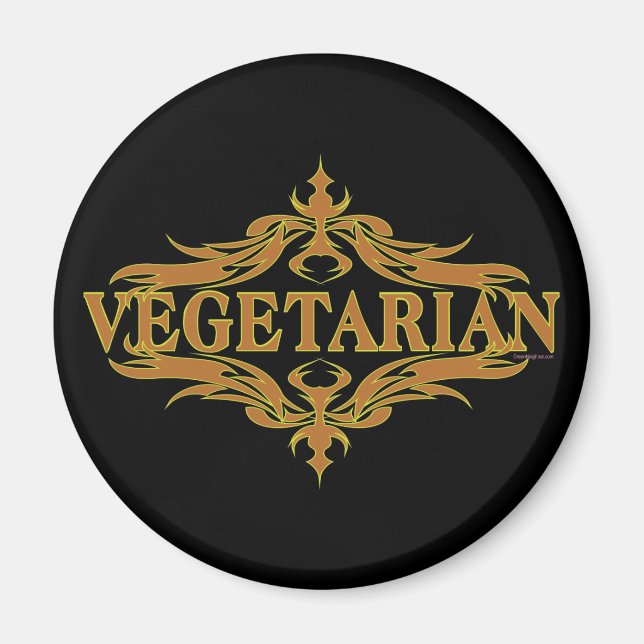 Finare i Brown - Vegetarian Magnet (Framsidan)