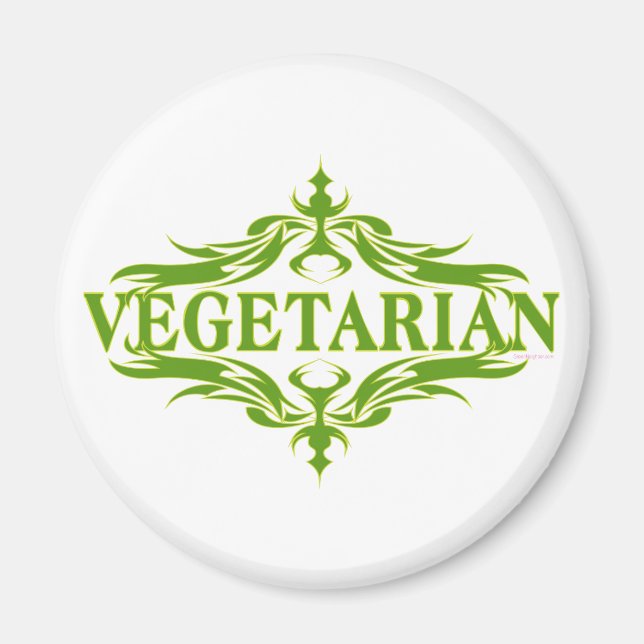 Finare i Grönt - Vegetarian Magnet (Framsidan)