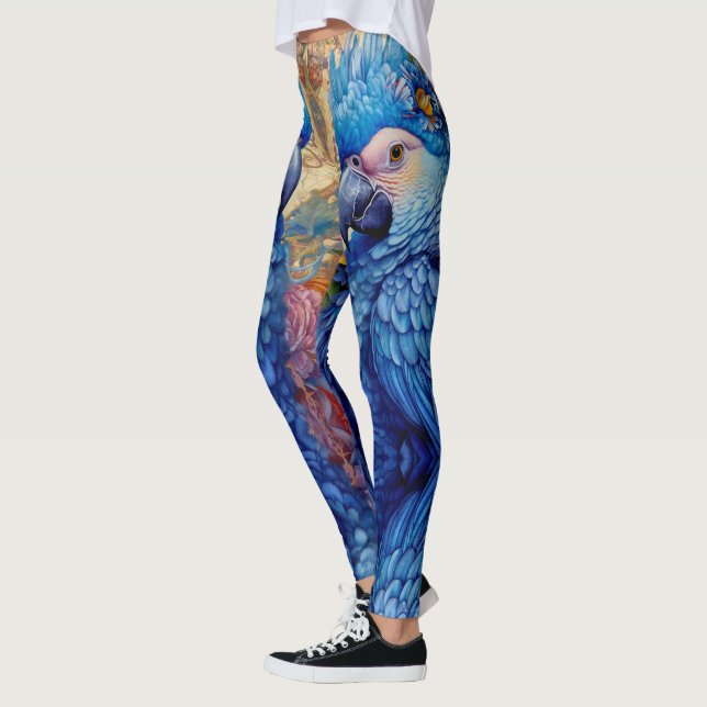 Finare Indigo Macaw Leggings - Söt (Vänster)