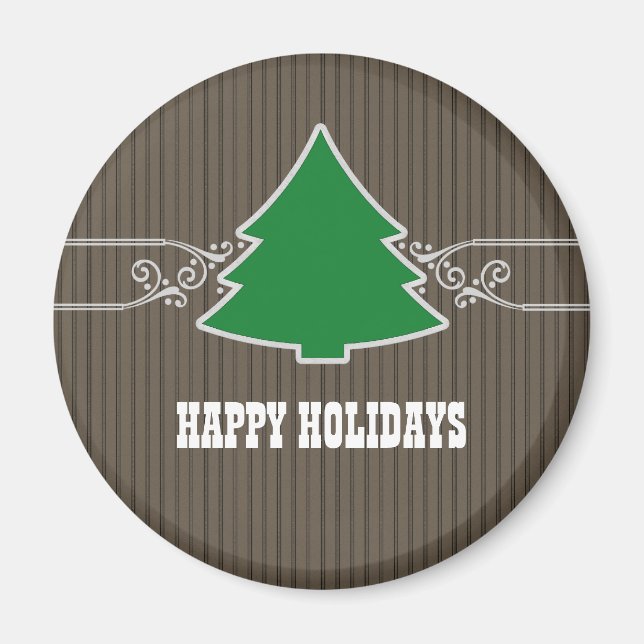 Finare Julgran Swirls Magnet (Framsidan)