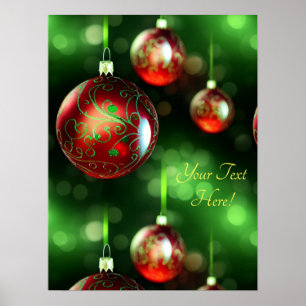Finare julprydnad poster