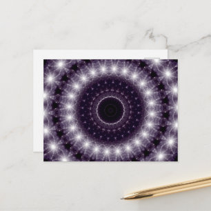 Finare känslig Svartvit runda Snöre Vykort