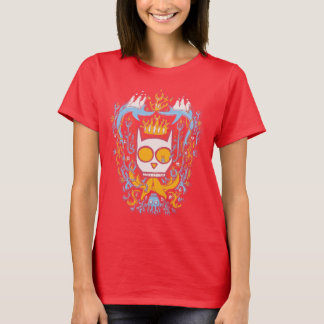 finare kattunge skalle t-shirt