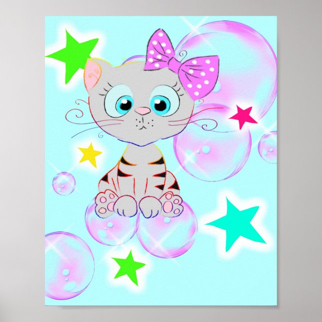 Finare Kitten - Poster (Framsidan)