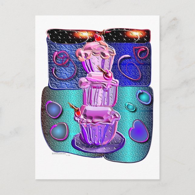 finare kopp-sjöar 1 vykort (Framsida)