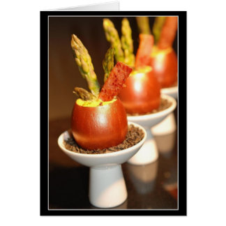 Finare kopparägg hälsningskort