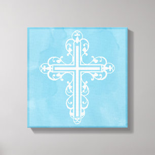 Finare Kor Design nr 15 Blue Canvastryck